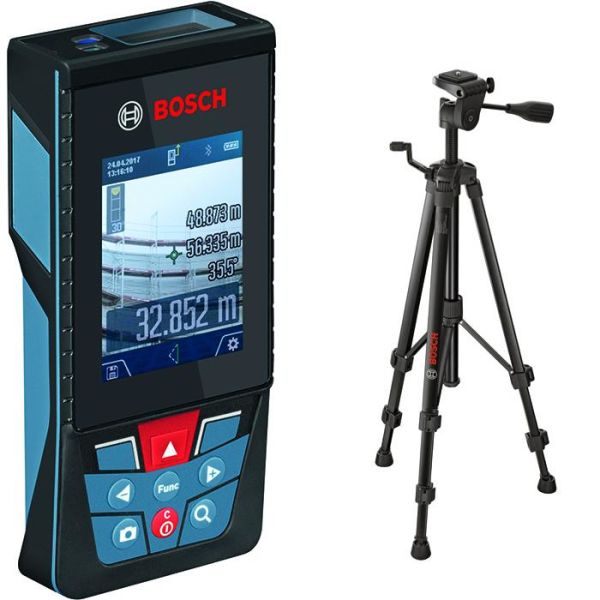 Etäisyysmittari Bosch GLM 120 C sis. jalustan
